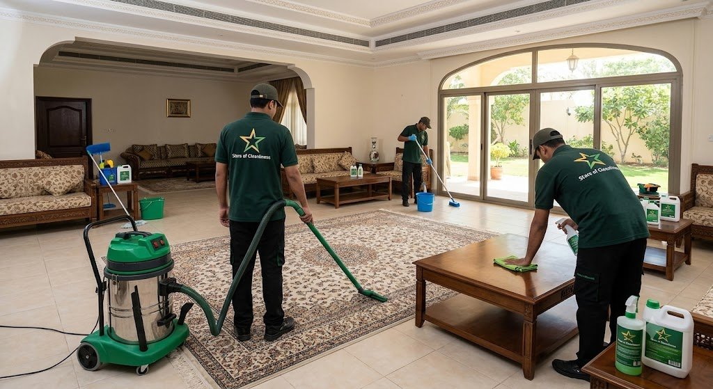 تنظيف الاستراحات